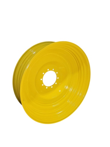 [NTS-152008] 13"W x 46"D, John Deere Yellow 10-Hole Formed Plate