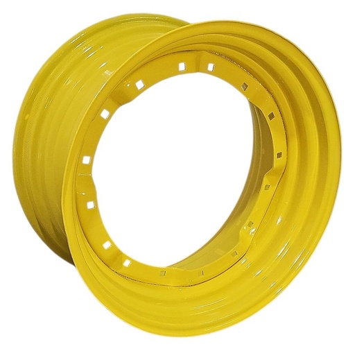 [NTS-152155] 15"W x 30"D, John Deere Yellow 8-Hole Waffle Wheel (Groups of 2 Bolts)