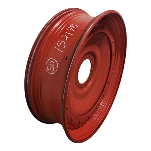 [NTS-152198] 15"W x 50"D, Fendt/Agco Red 16-Hole Stub Disc , 3.25" Offset