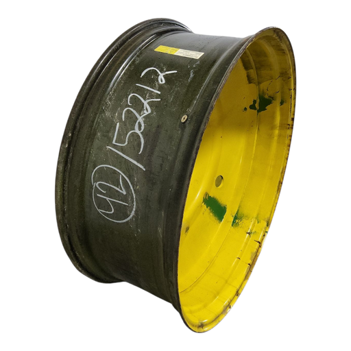 [NTS-152212] 16"W x 42"D, John Deere Yellow 10-Hole Formed Plate