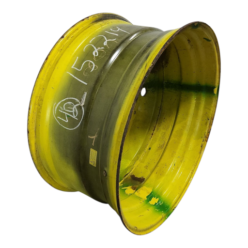 [NTS-152214] 20"W x 42"D, John Deere Yellow 10-Hole Formed Plate , -12.12" Offset