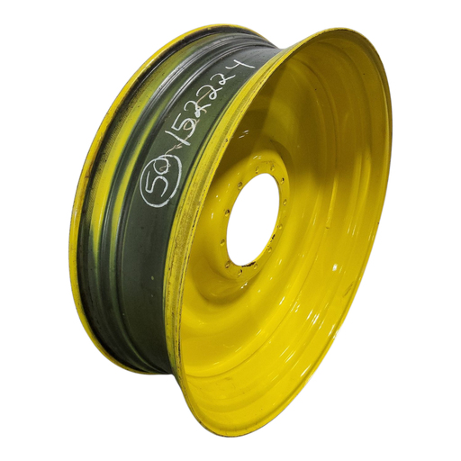 [NTS-152224] 15"W x 50"D, John Deere Yellow 12-Hole Bubble Disc , 0.99" Offset