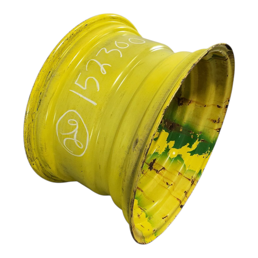 [NTS-152300] 16"W x 26"D, John Deere Yellow 8-Hole Formed Plate , 0.5" Offset