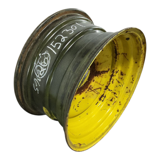 [NTS-152301] 14"W x 26"D, John Deere Yellow 8-Hole Formed Plate , 0.38" Offset