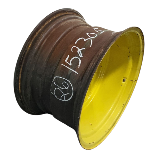 [NTS-152305] 16"W x 26"D, John Deere Yellow 8-Hole Formed Plate