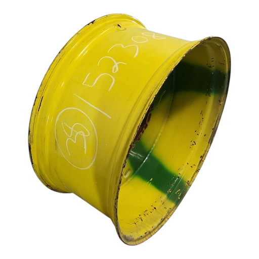 [NTS-152308] 18"W x 38"D, John Deere Yellow 10-Hole Flat Plate , 2.62" Offset