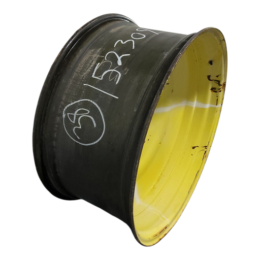 [NTS-152309] 18"W x 38"D, John Deere Yellow 10-Hole Formed Plate