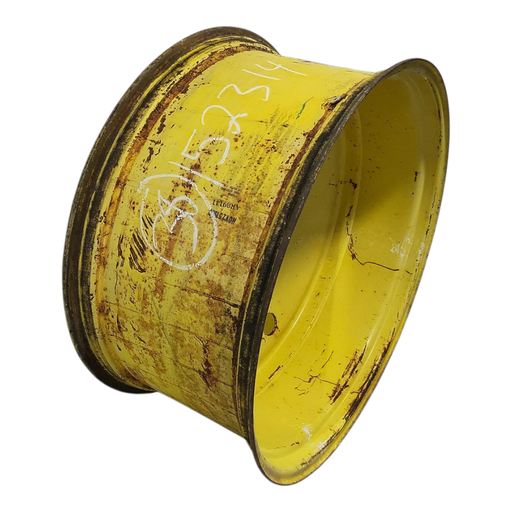 [NTS-152314] 18"W x 38"D, John Deere Yellow 10-Hole Formed Plate , -6.69" Offset