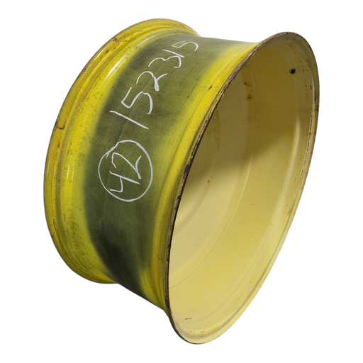 [NTS-152315] 18"W x 42"D, John Deere Yellow 10-Hole Formed Plate