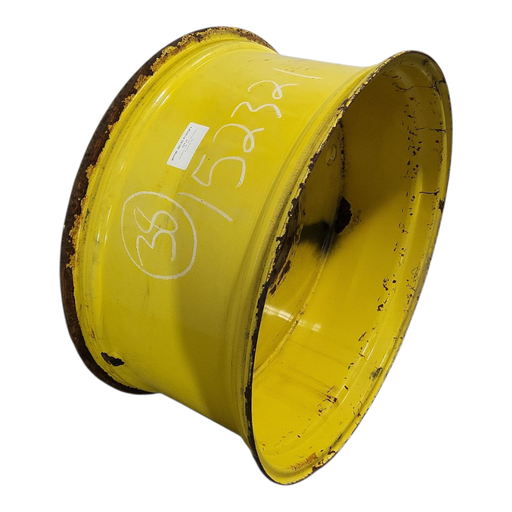 [NTS-152321] 18"W x 38"D, John Deere Yellow 10-Hole Flat Plate , 2.62" Offset