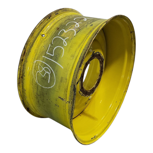 [NTS-152322] 18"W x 38"D, John Deere Yellow 10-Hole Formed Plate