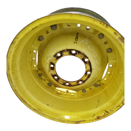 [NTS-152327] 8-Hole Waffle Wheel (Groups of 2 bolts) Center for 28"-30" Rim, John Deere Yellow