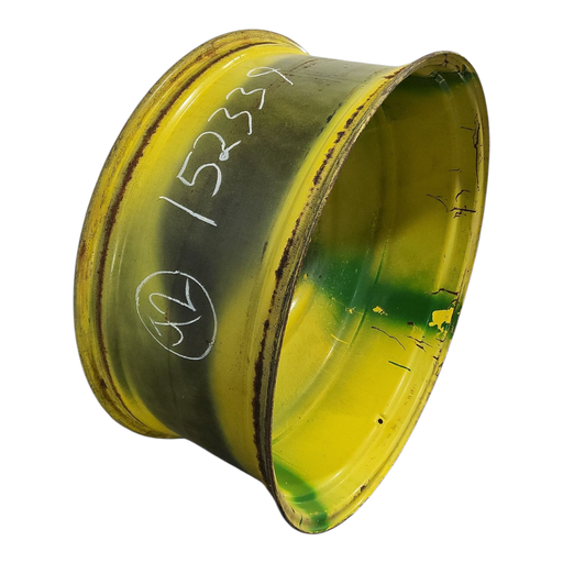 [NTS-152339] 18"W x 42"D, John Deere Yellow 10-Hole Formed Plate