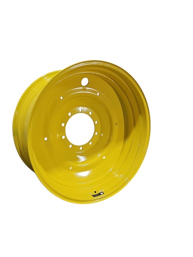 [NTS-152396] 18"W x 38"D, John Deere Yellow 10-Hole Formed Plate