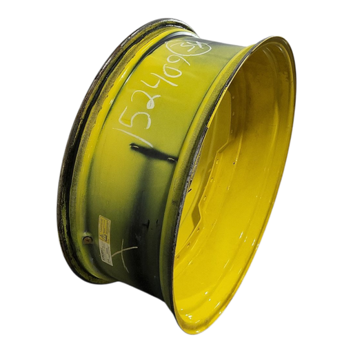 [NTS-152409] 13"W x 34"D, John Deere Yellow 12-Hole Waffle Wheel (Groups of 3 bolts)