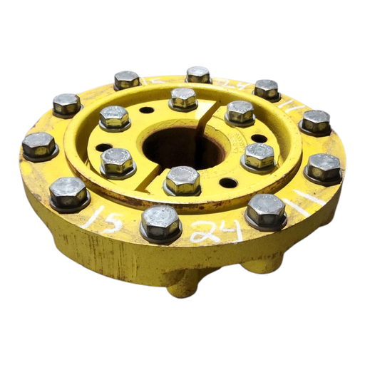 [NTS-152411] 10-Hole Wedg-Lok OE Style, 3.94" (100mm) axle, John Deere Yellow 10-Hole Wedg-Lok OE Style, 3.94" (100mm) axle, John Deere Yellow 10bolt OE dual hubs