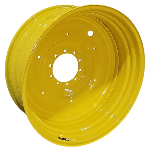 [NTS-152482] 16"W x 42"D, John Deere Yellow 10-Hole Formed Plate , -10.12" Offset