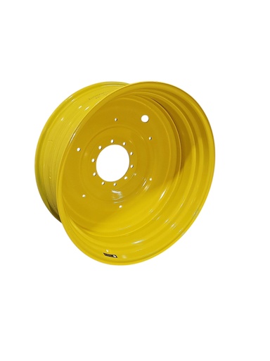 [NTS-152482] 16"W x 42"D, John Deere Yellow 10-Hole Formed Plate