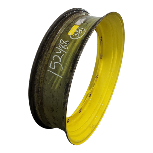 [NTS-152488] 10"W x 38"D, John Deere Yellow 12-Hole Stub Disc , 1.88" Offset