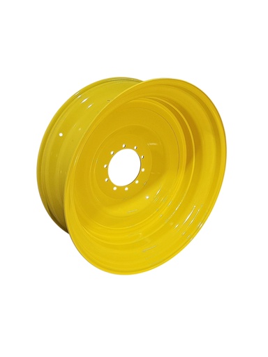[NTS-152502] 16"W x 46"D, John Deere Yellow 10-Hole Formed Plate