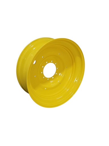 [NTS-152520] 16"W x 42"D, John Deere Yellow 10-Hole Formed Plate