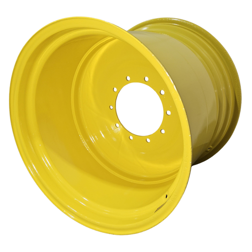 [NTS-152561] 27"W x 32"D, John Deere Yellow 10-Hole Formed Plate , 2.75" Offset