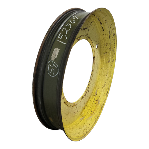 [NTS-152569] 10"W x 54"D, John Deere Yellow 12-Hole Stub Disc , -3.25" Offset