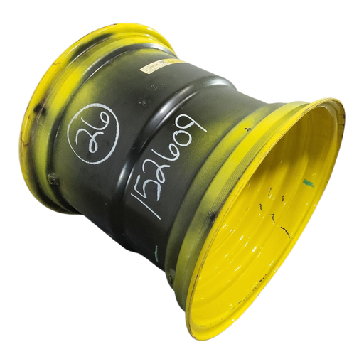 [NTS-152609] 25"W x 26"D, John Deere Yellow 10-Hole Formed Plate