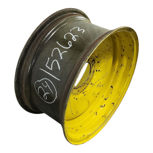 [NTS-152623] 12"W x 24"D, John Deere Yellow 8-Hole Formed Plate