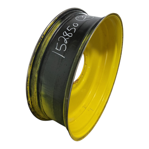 [NTS-152850] 12"W x 38"D, John Deere Yellow 10-Hole Formed Plate , 3.12" Offset