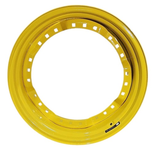 [NTS-152862] 15"W x 28"D, John Deere Yellow 12-Hole Waffle Wheel (Groups of 3 bolts)