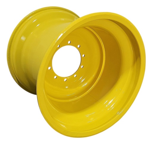 [NTS-152865] 27"W x 32"D, John Deere Yellow 10-Hole Formed Plate , -4.18" Offset