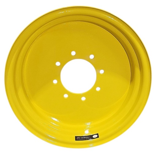 [NTS-152904] 10"W x 20"D, John Deere Yellow 8-Hole Flat Plate , 1" Offset