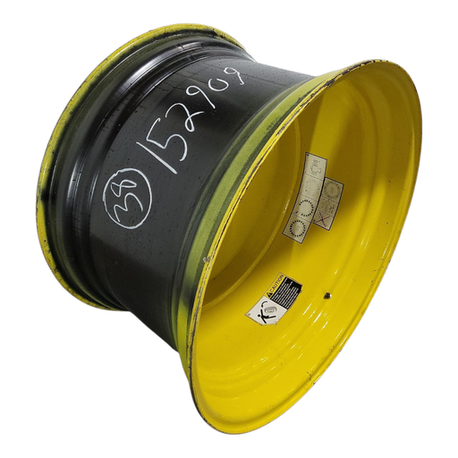 [NTS-152909] 23"W x 38"D, John Deere Yellow 20-Hole Dolly Dual , -16.38" Offset