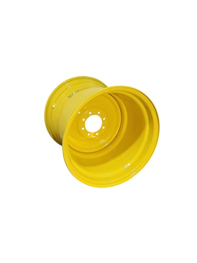 [NTS-152916] 25"W x 26"D, John Deere Yellow 8-Hole Formed Plate