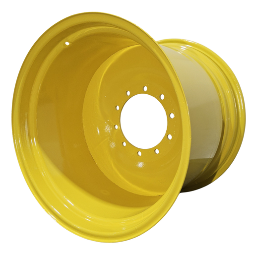 [NTS-152926] 27"W x 32"D, John Deere Yellow 10-Hole Formed Plate , 3.5" Offset