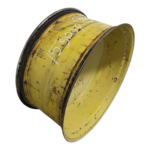 [NTS-153009] 18"W x 38"D, John Deere Yellow 10-Hole Formed Plate , -6.5" Offset