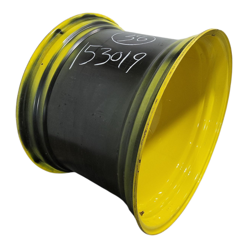 [NTS-153019] 27"W x 38"D, John Deere Yellow 10-Hole Formed Plate , -11.38" Offset