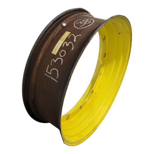 [NTS-153032] 10"W x 38"D, John Deere Yellow 12-Hole Stub Disc , 1.88" Offset