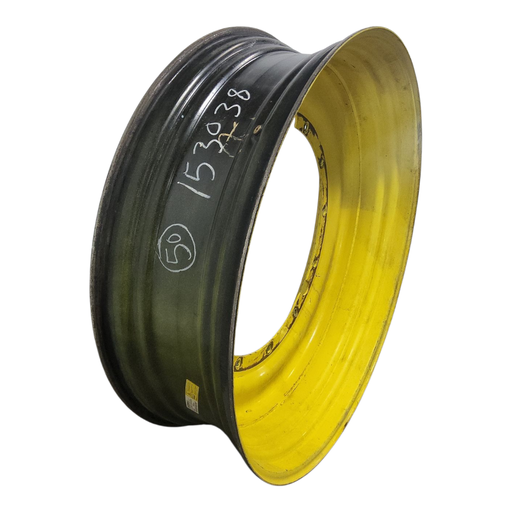 [NTS-153038] 15"W x 50"D, John Deere Yellow 12-Hole Stub Disc , -3.12" Offset
