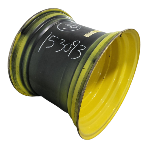 [NTS-153093] 25"W x 30"D, John Deere Yellow 8-Hole Formed Plate , -0.5" Offset