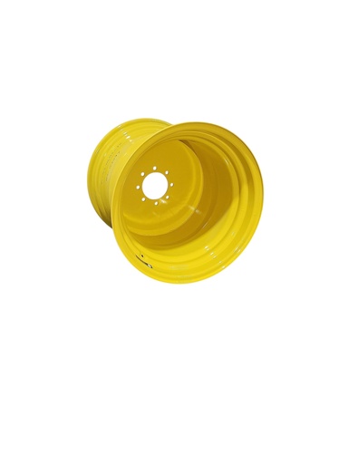 [NTS-153097] 25"W x 26"D, John Deere Yellow 8-Hole Flat Plate , -8.5" Offset