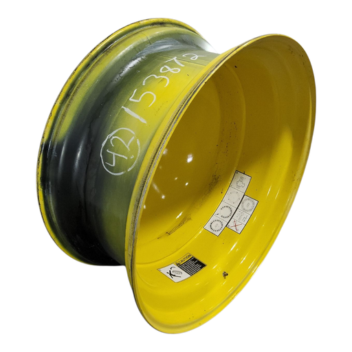 [NTS-153872] 18"W x 42"D, John Deere Yellow 20-Hole Dolly Dual , -15.38" Offset