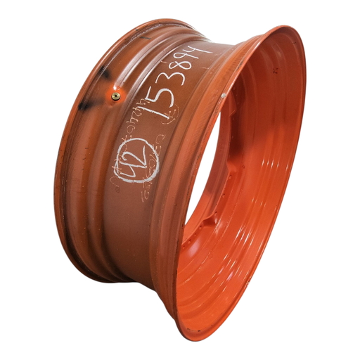 [NTS-153894] 16"W x 42"D, Kubota Orange 12-Hole Waffle Wheel (Groups of 3 bolts) , -1.62" Offset