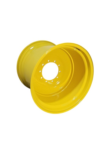 [NTS-153914] 27"W x 32"D, John Deere Yellow 10-Hole Formed Plate , 2.62" Offset