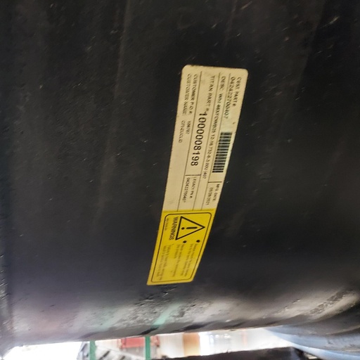 [042422700407(SIS)] 25"W x 46"D, Case IH Silver Mist 12-Hole Bubble Disc , -2.62" Offset