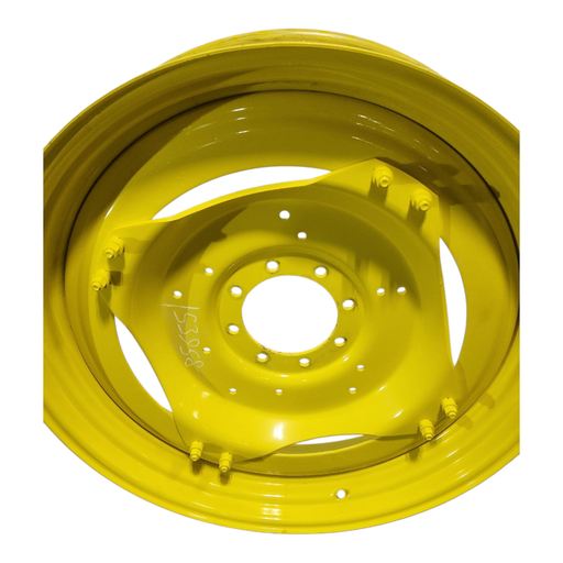 [NTS-153958] 8-Hole Stub Disc (groups of 2 bolts) Center for 38"-54" Rim, John Deere Yellow