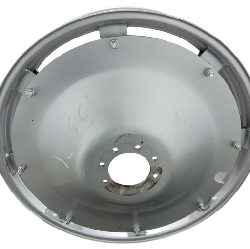 [NTS-153971] 8-Hole Rim with Clamp Center for 38" Rim, Case IH Silver Mist