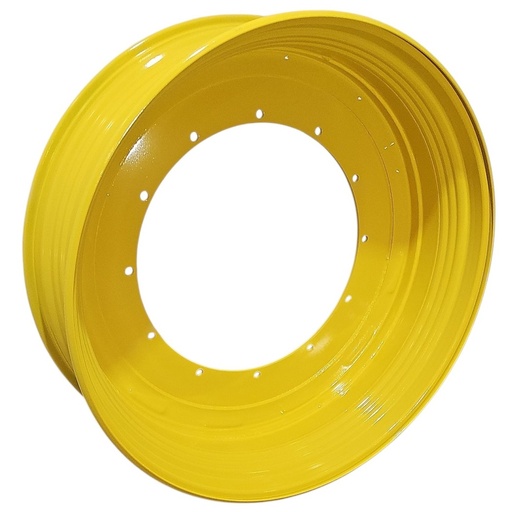 [NTS-153979] 15"W x 50"D, John Deere Yellow 12-Hole Stub Disc , 4.25" Offset