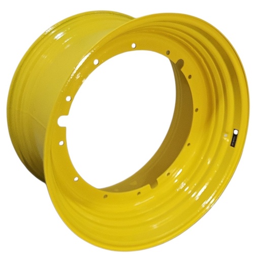 [NTS-154046] 23"W x 42"D, John Deere Yellow 12-Hole Stub Disc , 2" Offset